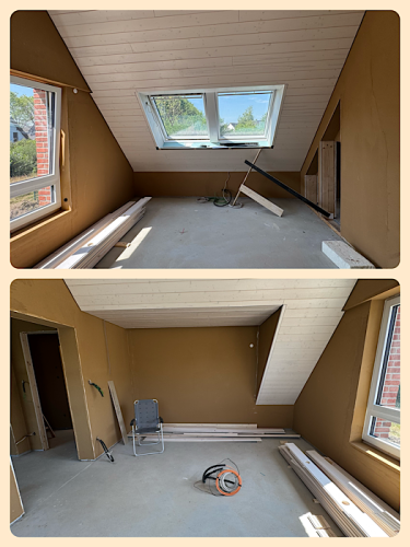 Holzvert&auml;felung im Schlafzimmer
